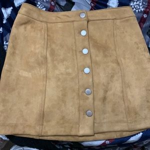 SUADE SKIRT